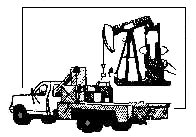 Service Truck and Pump Jack